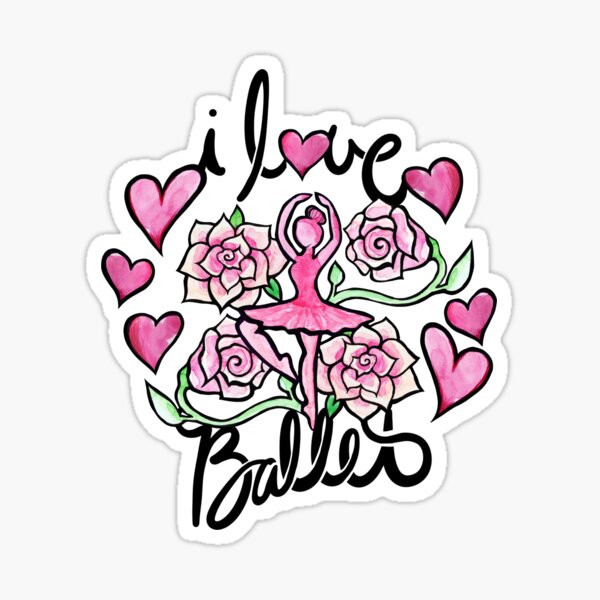 Item preview, I love Ballet designed and sold by Boog Monst .