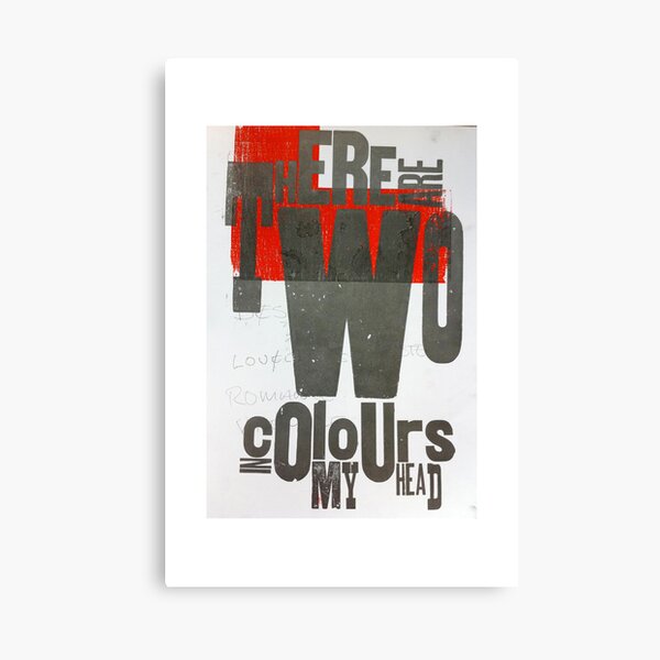 TwoColoursInMyHead Canvas Print