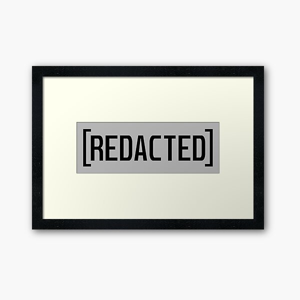 Data Expunged Framed Art Print By Toadkingstudios Redbubble