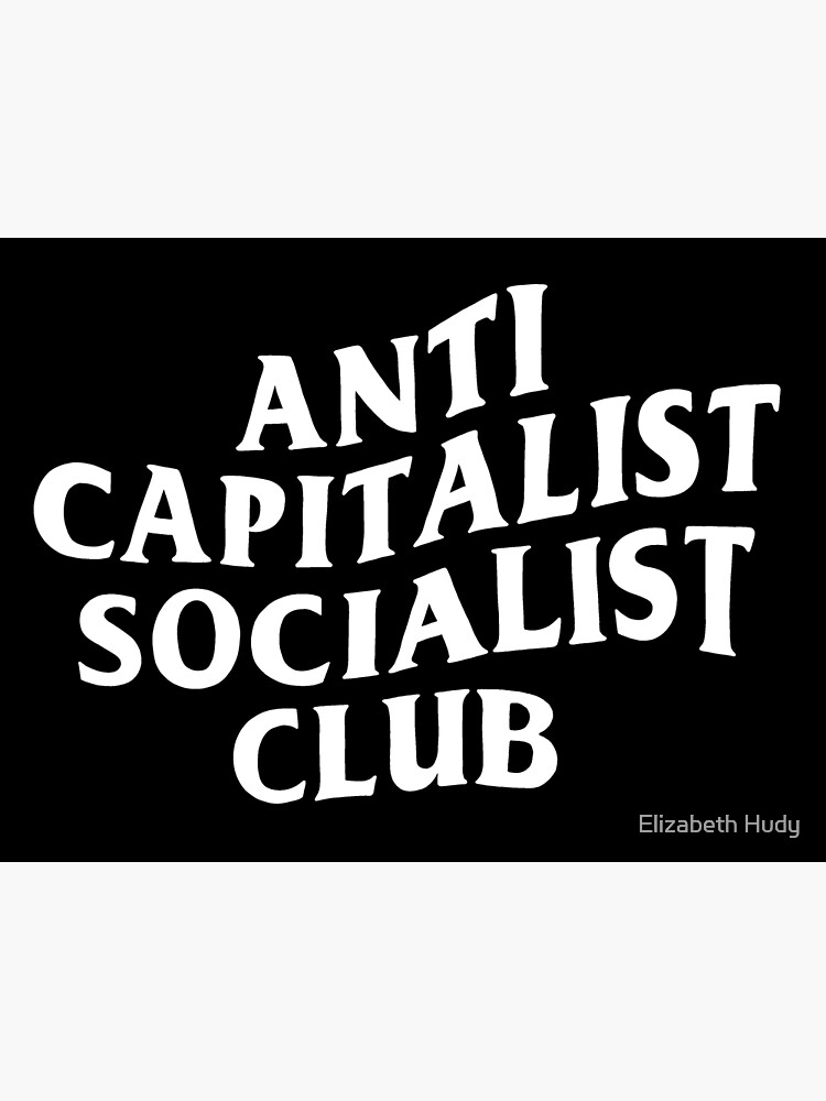 Disover Anti Capitalist Socialist Club - The Peach Fuzz Premium Matte Vertical Poster