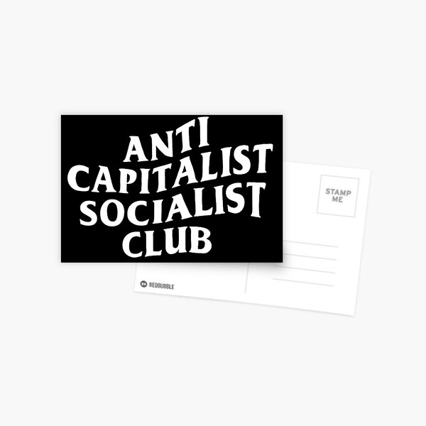 Anti Capitalist Socialist Club - The Peach Fuzz Postcard
