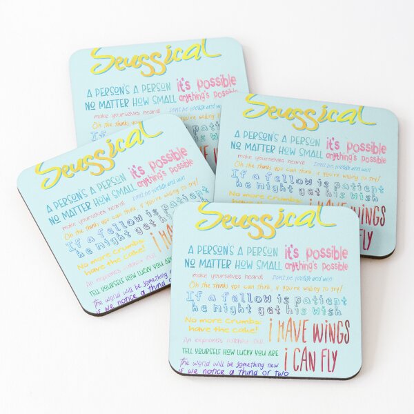 Item preview, Things I Learned from Seussical designed and sold by Theatre Thoughts.