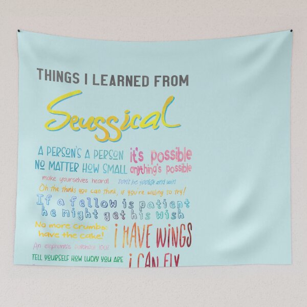 Item preview, Things I Learned from Seussical designed and sold by Theatre Thoughts.