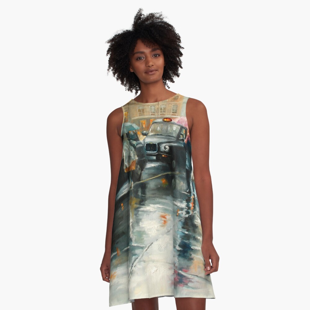 Item preview, A-Line Dress designed and sold by rogerpanart.