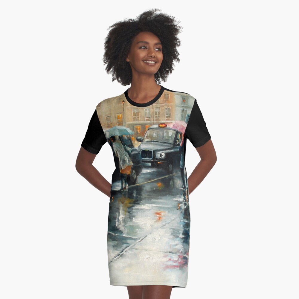 Item preview, Graphic T-Shirt Dress designed and sold by rogerpanart.