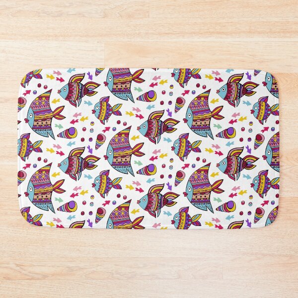 Item preview, Fish hand drawn pattern designed and sold by Olizabet.