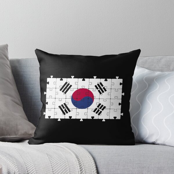 Item preview, Autism Heart Jigsaw Puzzle of South Korea Flag  designed and sold by Chakibalami.