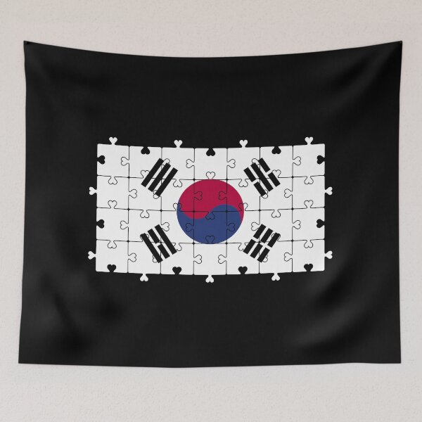 Item preview, Autism Heart Jigsaw Puzzle of South Korea Flag  designed and sold by Chakibalami.