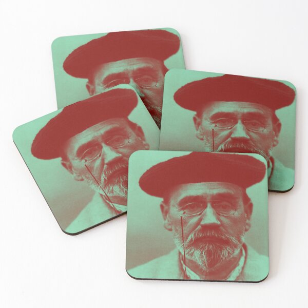 Emile Zola Coasters (Set of 4)