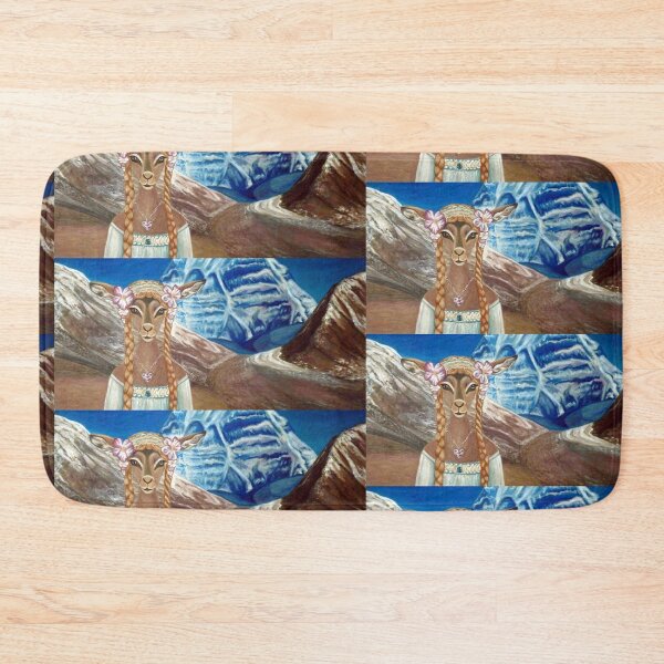 Lady Impala in Tibet's Mount Kailash Bath Mat