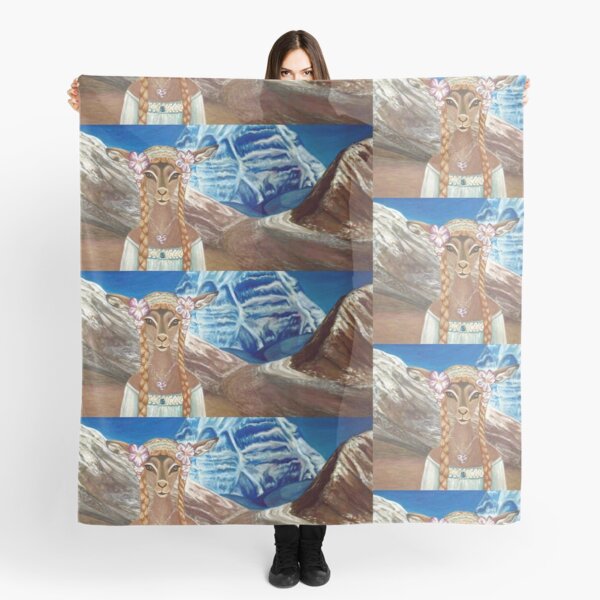 Lady Impala in Tibet's Mount Kailash Scarf