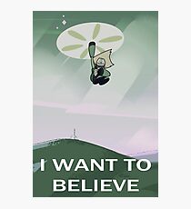 I WANT TO BELIEVE Photographic Print