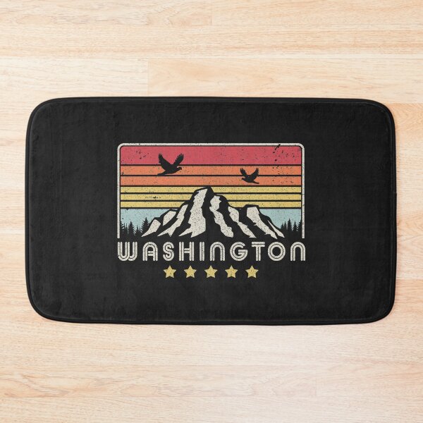 Item preview, Washington Print. Retro Style WA, USA Graphic designed and sold by PackAPunch.