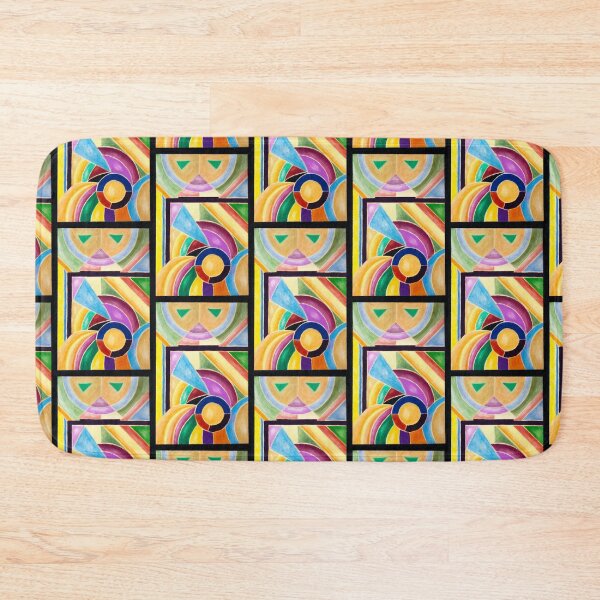 Item preview, Colorful Geometric Patterns in a Colored Pencil Painting designed and sold by Robert Kelch, M.D..