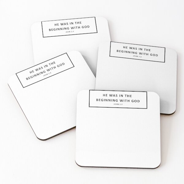 Item preview, John 1:2 Christian Quote designed and sold by StickerDirect.