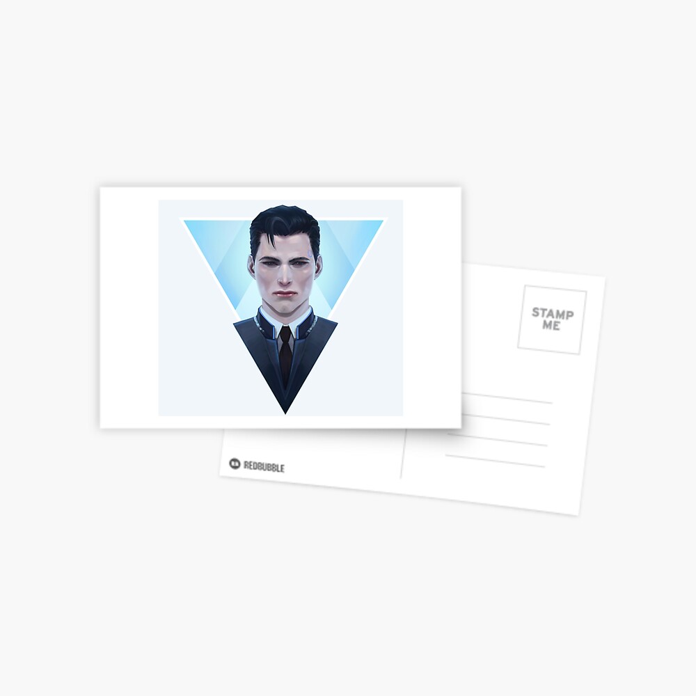 Connor / Detroit: Become Human Postcard for Sale by sunavaire