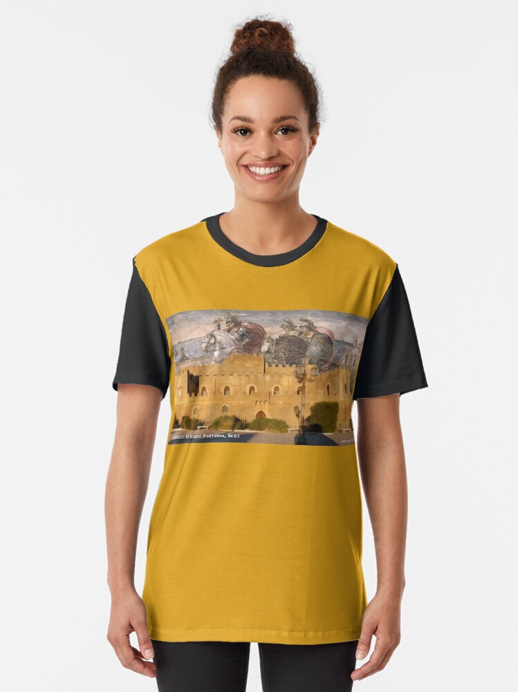 Alternate view of Castello Di Graffeo Partanna, Sicily Graphic T-Shirt