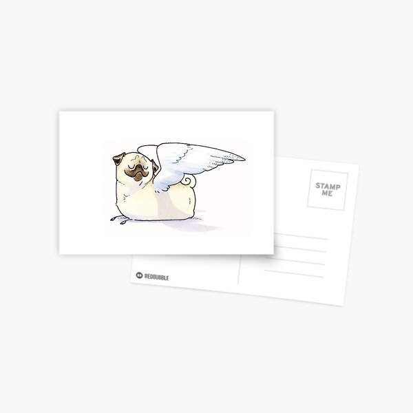 Item preview, Pug Wings designed and sold by inkpug.