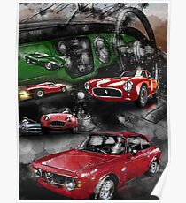 Historic Car Art Poster