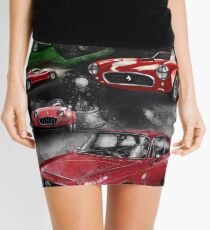 Historic Car Art Mini Skirt