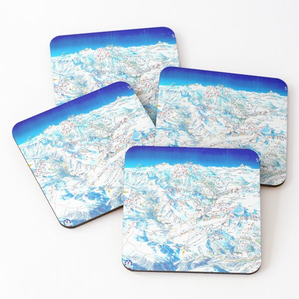 Item preview, Ski Arlberg (with Trail Names) Ski Area Map (Old) designed and sold by fungus50.