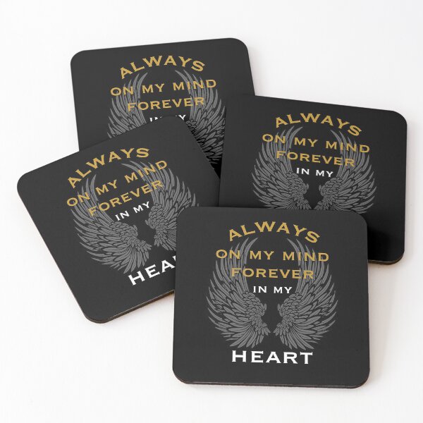Item preview, Always On My Mind Forever In My Heart Remembrance Shirt - Grieving Shirt - Death Of Loved One - Best Friend - Cancer - Suicide designed and sold by happygiftideas.