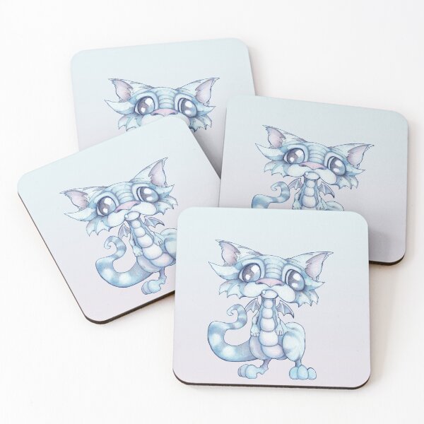 Item preview, Baby Blue Dragoncat designed and sold by bittybiteyones.