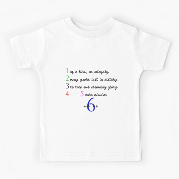 Six The Musical Kids T-Shirt