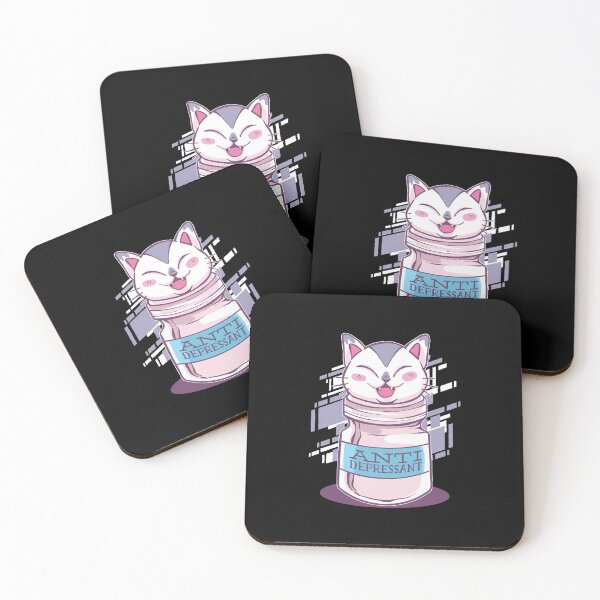 Item preview, anti depressive cat  designed and sold by pirminio.
