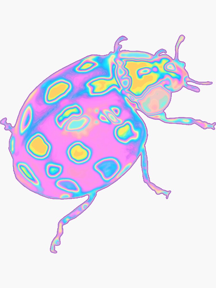 Thumbnail 3 of 3, Sticker, Ladybug designed and sold by dinaaaaaah.