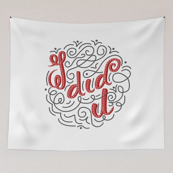 Item preview, Lettering: I did it designed and sold by fararoc.