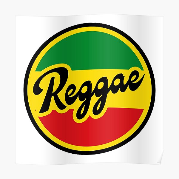 Reggae Rasta Fari Flag Colors Poster