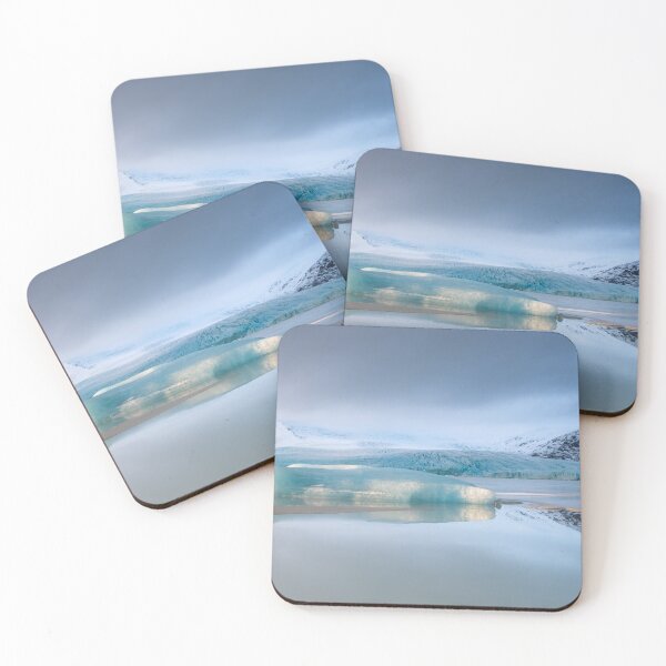 Item preview, Iceland winter: iceberg and mountains reflected in a lake designed and sold by VadimK.