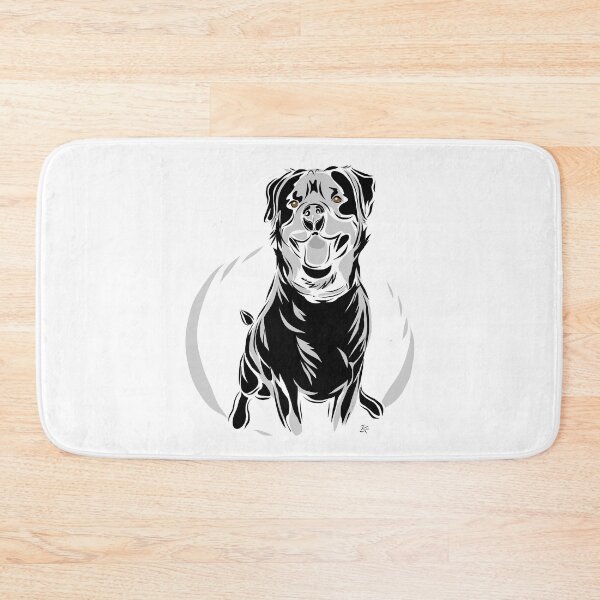 Item preview, Rottweiler - Happy designed and sold by Bettina Kröger.