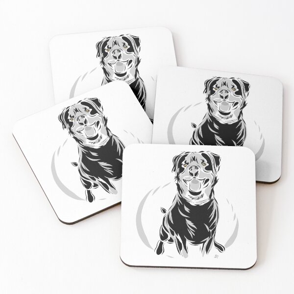 Item preview, Rottweiler - Happy designed and sold by Bettina Kröger.