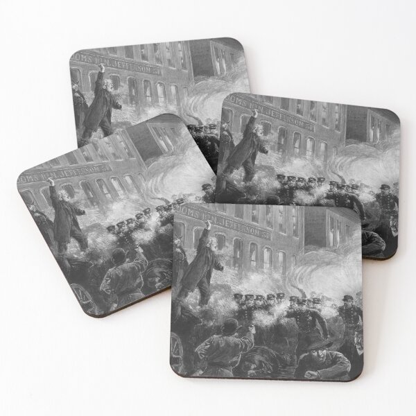 Item preview, Haymarket Riot Engraving - 1886  designed and sold by warishellstore.