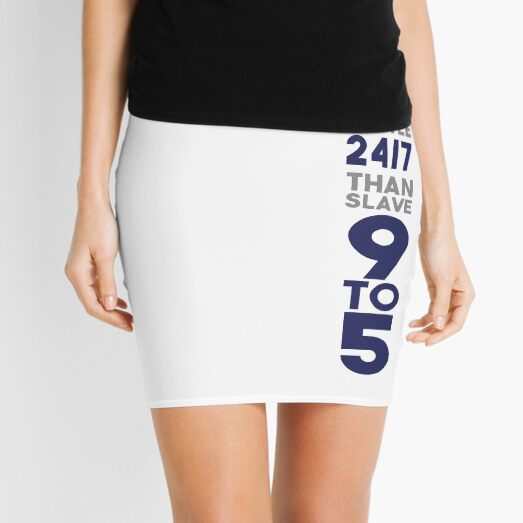 Hustle 24/7 - Blue Mini Skirt