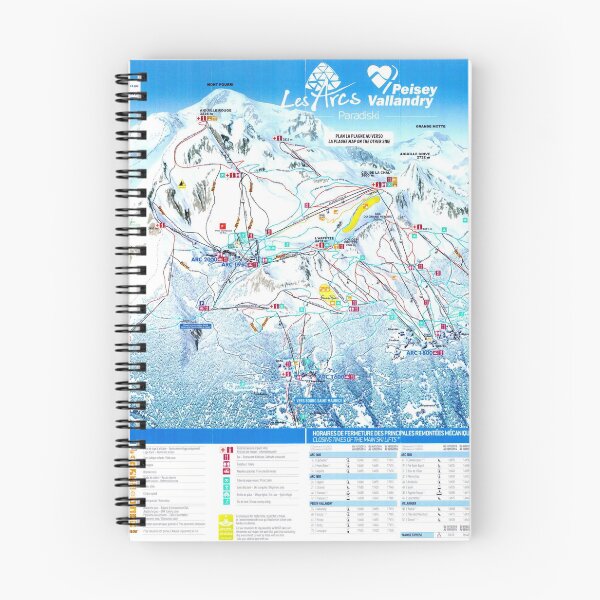 Item preview, Les Arcs Peisey-Vallandry Ski Area Map. designed and sold by fungus50.