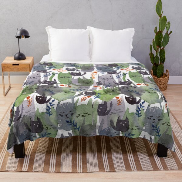 Item preview, A Cacophony of Cats Grey designed and sold by MarianaBlackArt.