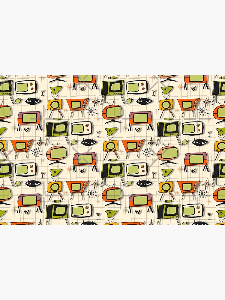 Retro Tv Pearl Orange #midcentury by susycosta