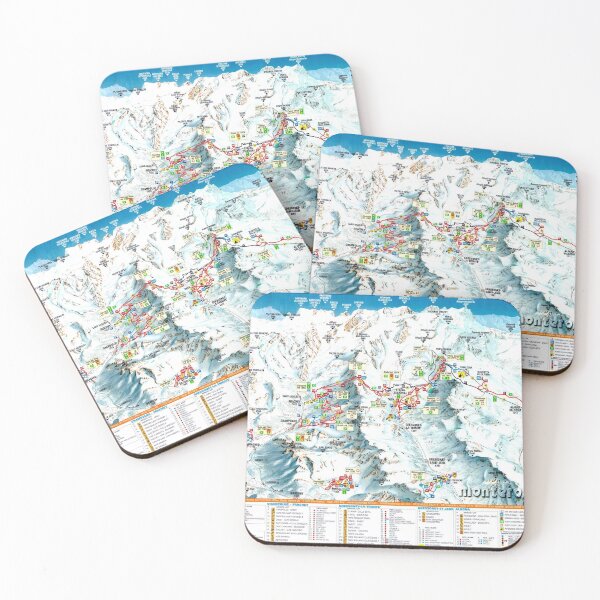 Item preview, Monterosa Ski Area Map. designed and sold by fungus50.