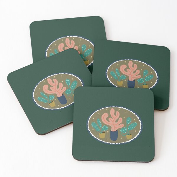 Item preview,  Cameo design with home plants in pots designed and sold by Pacesyte.