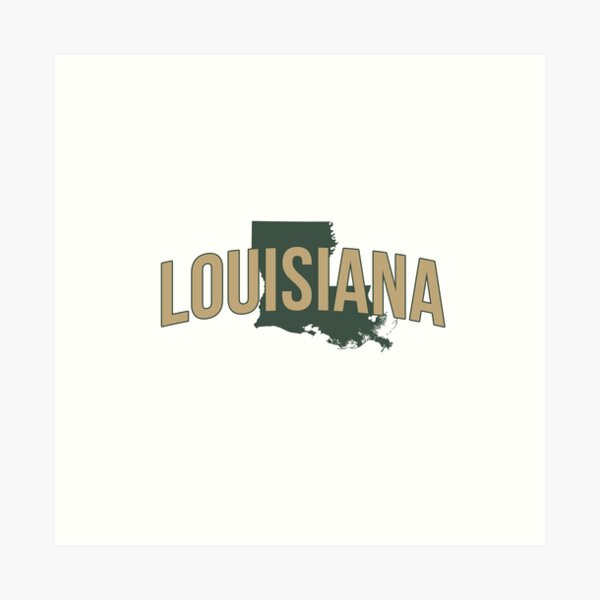 Item preview, Louisiana State designed and sold by Novel Gifts.