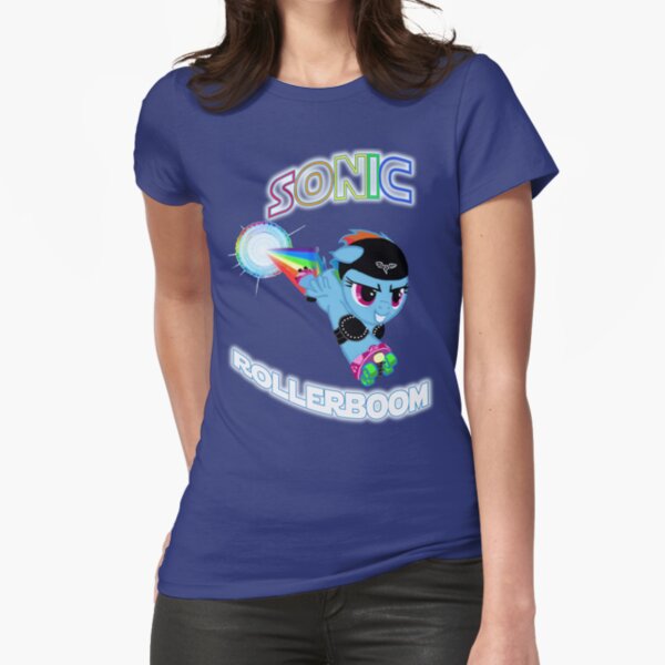 Sonic Rollerboom Fitted T-Shirt