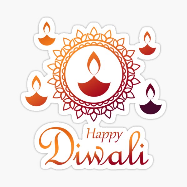 Happy Diwali Stickers Redbubble