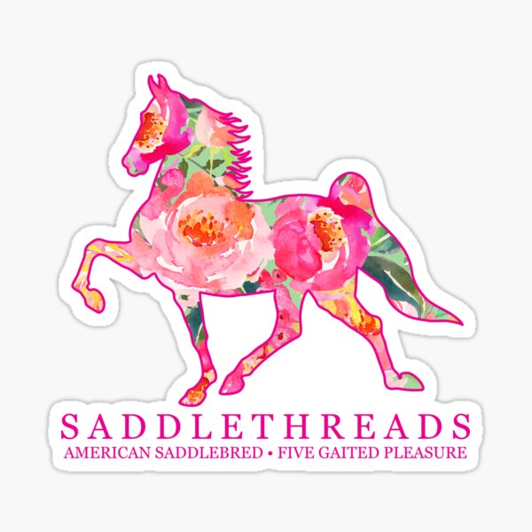 Five Gaited Pleasure American Saddlebred - Bloom Sticker