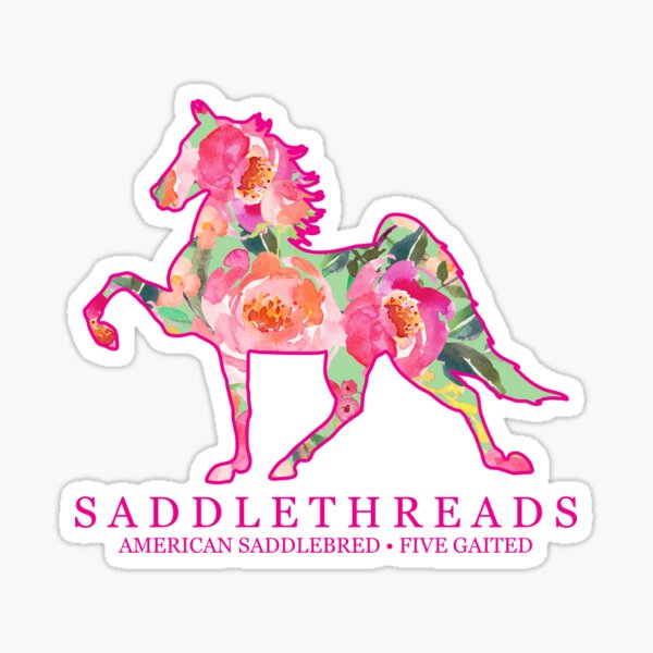 Five Gaited American Saddlebred - Bloom Sticker