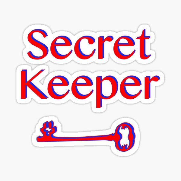 "Secret Keeper" Sticker for Sale by ritobtle Redbubble