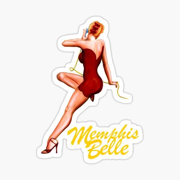 Menphis Belle sticker vinyle laminé 
