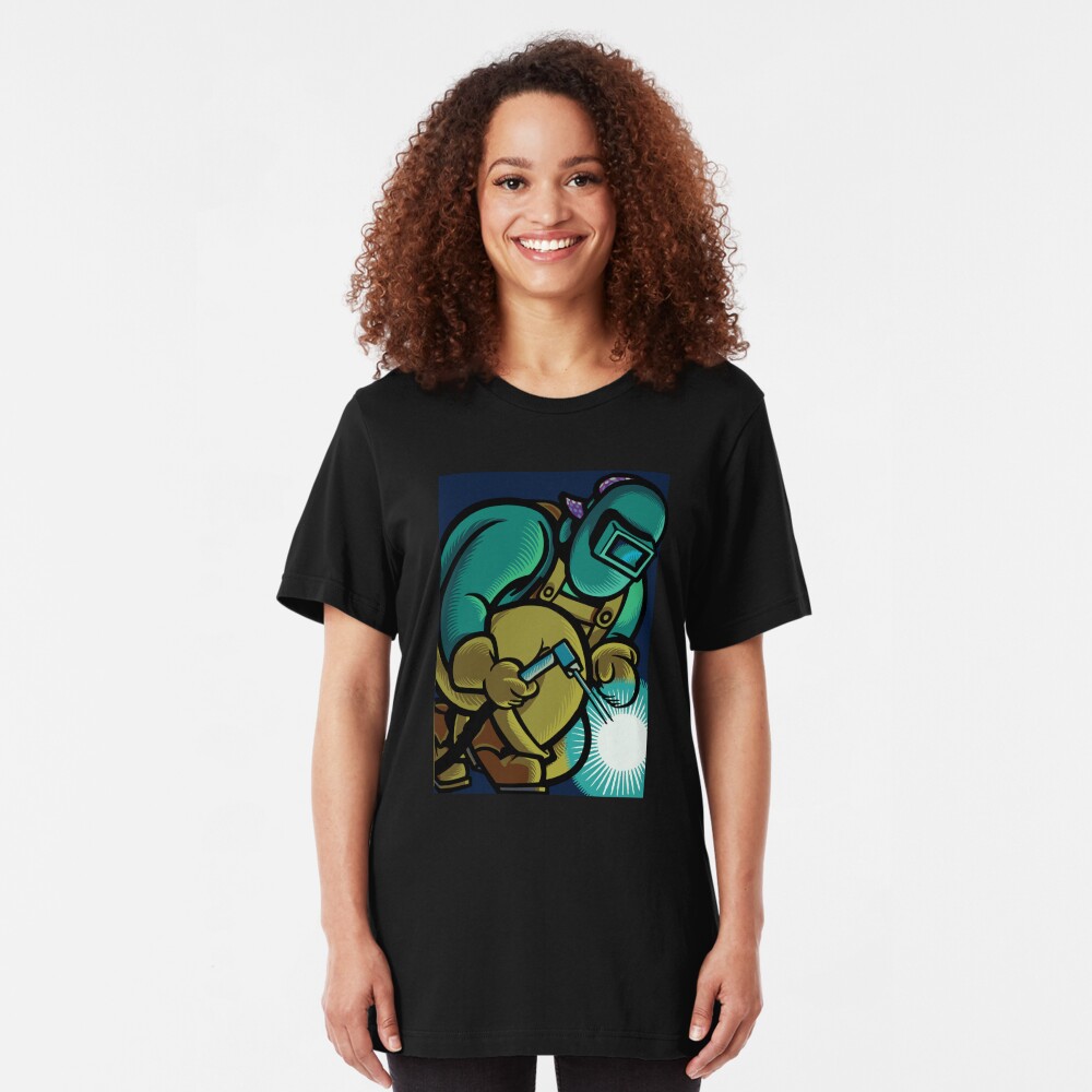 Welder Torch Slim Fit T-Shirt